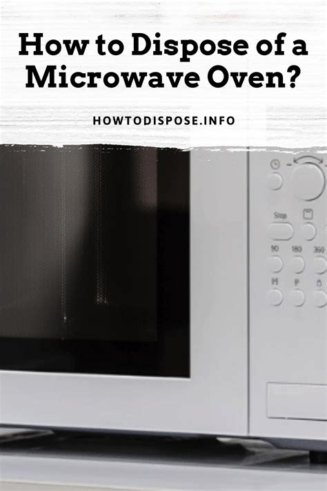 How to dispose of a microwave. Things To Know About How to dispose of a microwave. 